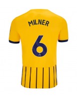 Moške Nogometnih dresov Brighton James Milner #6 Gostujoči 2024-25 Kratki rokavi
